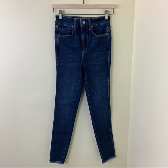 NWOT Free People Raw Hem Skinny Jeans in Size 25 - Picture 4 of 13